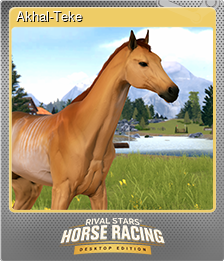 Series 1 - Card 8 of 8 - Akhal-Teke