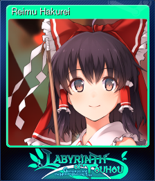 Series 1 - Card 1 of 8 - Reimu Hakurei