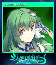 Series 1 - Card 7 of 8 - Sanae Kochiya