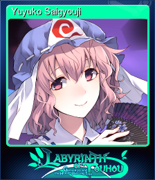 Series 1 - Card 3 of 8 - Yuyuko Saigyouji