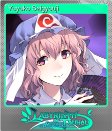 Series 1 - Card 3 of 8 - Yuyuko Saigyouji