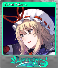 Series 1 - Card 4 of 8 - Yukari Yakumo