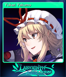 Series 1 - Card 4 of 8 - Yukari Yakumo