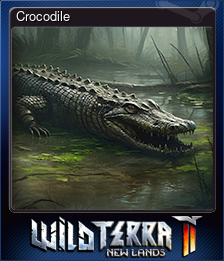 Series 1 - Card 8 of 9 - Crocodile