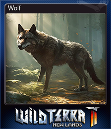 Series 1 - Card 3 of 9 - Wolf
