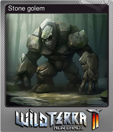 Series 1 - Card 7 of 9 - Stone golem