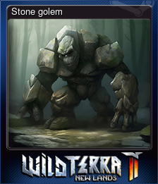 Series 1 - Card 7 of 9 - Stone golem