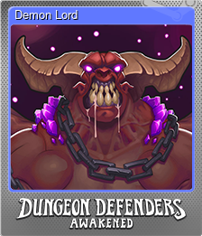 Series 1 - Card 8 of 8 - Demon Lord