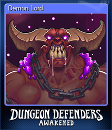 Series 1 - Card 8 of 8 - Demon Lord