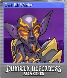 Series 1 - Card 7 of 8 - Dark Elf Warrior