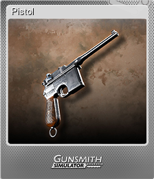Series 1 - Card 5 of 8 - Pistol