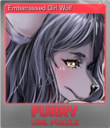 Series 1 - Card 3 of 10 - Embarrassed Girl Wolf