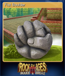 Series 1 - Card 1 of 8 - Fist Boulder