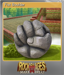 Series 1 - Card 1 of 8 - Fist Boulder