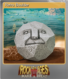 Series 1 - Card 8 of 8 - Retro Boulder