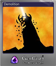 Series 1 - Card 5 of 5 - Demolition