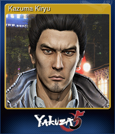 Series 1 - Card 1 of 5 - Kazuma Kiryu