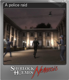 Series 1 - Card 1 of 6 - A police raid