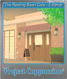 Series 1 - Card 1 of 8 - The Resting Bean Cafe - Exterior