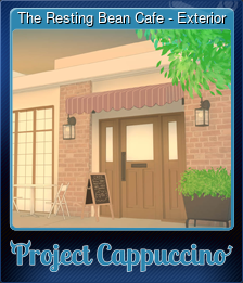 Series 1 - Card 1 of 8 - The Resting Bean Cafe - Exterior