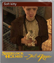Series 1 - Card 4 of 5 - Soft kitty