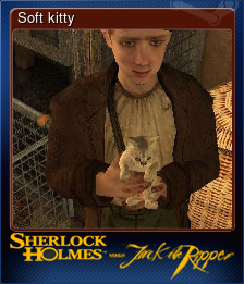 Series 1 - Card 4 of 5 - Soft kitty