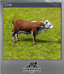 Series 1 - Card 5 of 5 - Cow