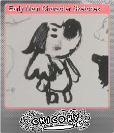 Series 1 - Card 3 of 5 - Early Main Character Sketches