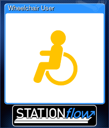 Series 1 - Card 3 of 7 - Wheelchair User