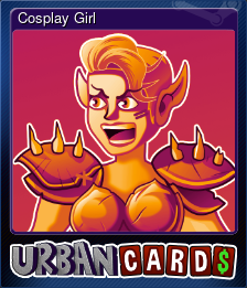 Series 1 - Card 7 of 8 - Cosplay Girl