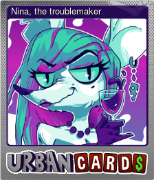 Series 1 - Card 2 of 8 - Nina, the troublemaker