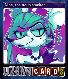 Series 1 - Card 2 of 8 - Nina, the troublemaker
