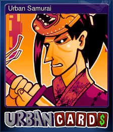 Series 1 - Card 4 of 8 - Urban Samurai