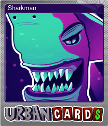 Series 1 - Card 1 of 8 - Sharkman
