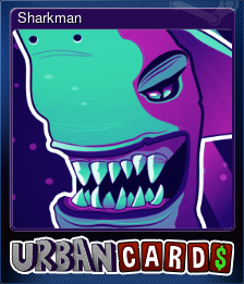 Series 1 - Card 1 of 8 - Sharkman