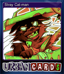 Series 1 - Card 6 of 8 - Stray Cat-man