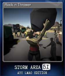 Series 1 - Card 5 of 5 - Rock n Thrower