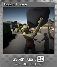 Series 1 - Card 5 of 5 - Rock n Thrower