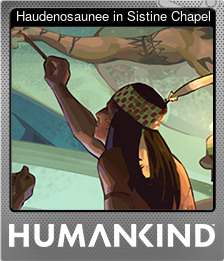 Series 1 - Card 7 of 9 - Haudenosaunee in Sistine Chapel