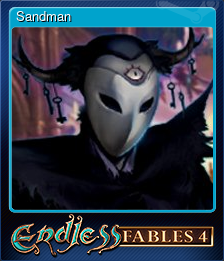 Series 1 - Card 4 of 5 - Sandman