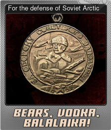 Series 1 - Card 1 of 8 - For the defense of Soviet Arctic