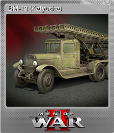 Series 1 - Card 3 of 12 - BM-13 (Katyusha)