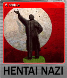 Series 1 - Card 6 of 10 - A statue