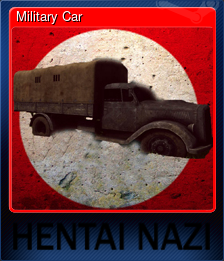 Series 1 - Card 7 of 10 - Military Car