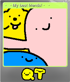 Series 1 - Card 2 of 6 - · ◡ · My best friends! · ◡ ·