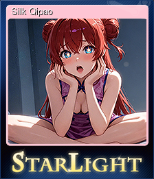 Series 1 - Card 5 of 15 - Silk Qipao