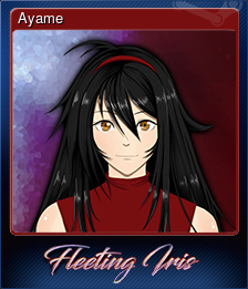 Series 1 - Card 1 of 11 - Ayame