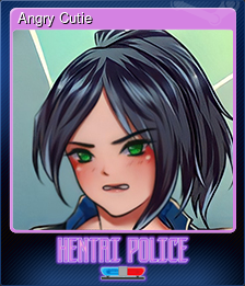 Series 1 - Card 6 of 15 - Angry Cutie