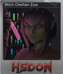 Series 1 - Card 4 of 7 - Witch Chieftain Zura