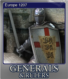 Series 1 - Card 3 of 5 - Europe 1207